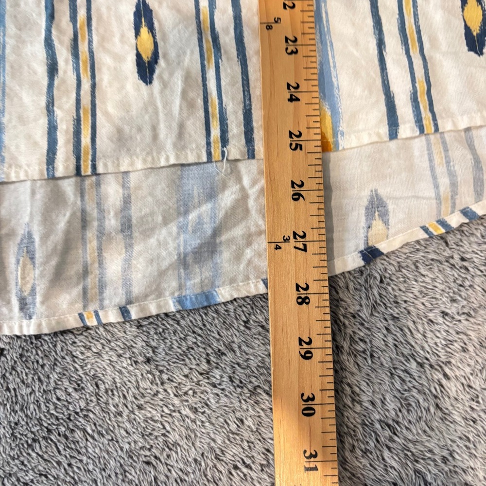Western Women Tank Top XXL Ikat Striped Cotton Blend Coastal Tribal Summer 20597 - Picture 4 of 11